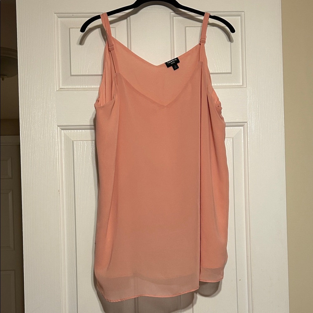 Torrid Coral Sleeveless Top